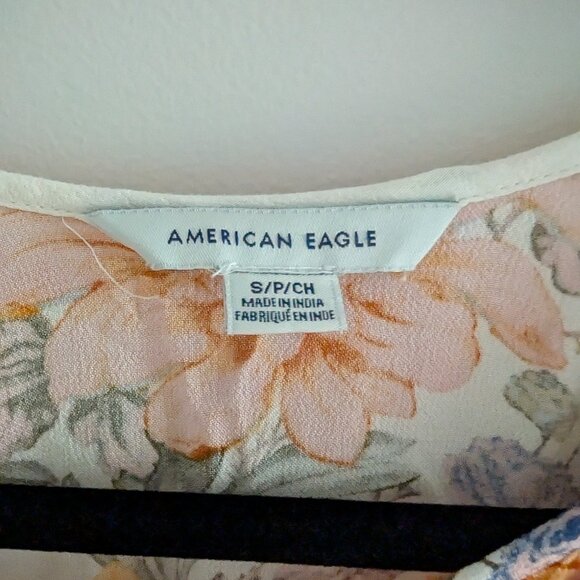 3/$30 American Eagle ruffled tunic top - Picture 4 of 8